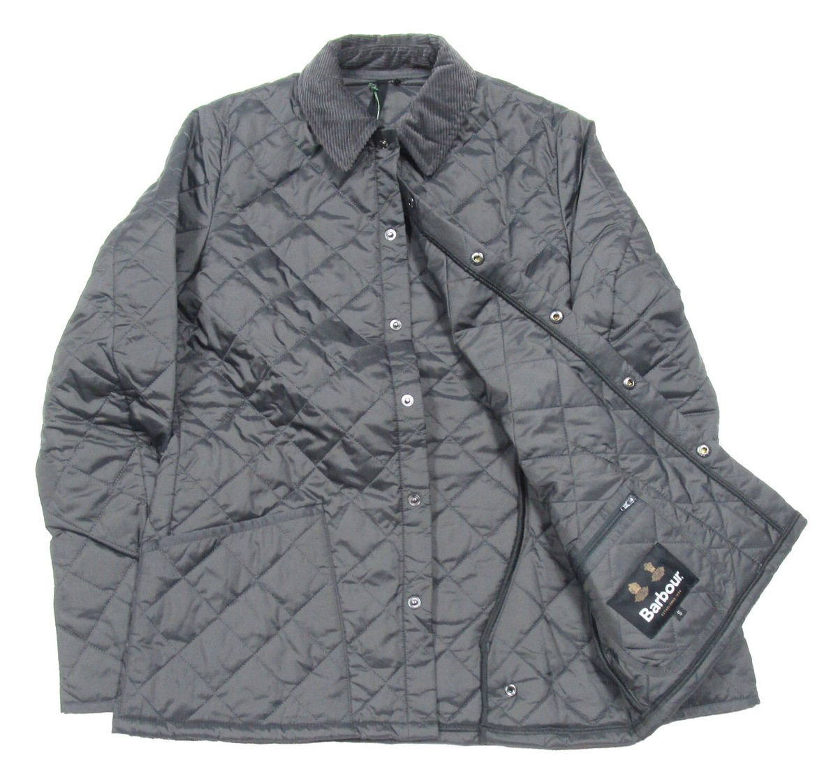 Barbour Men's Charcoal Gray Heritage Liddesdale Quilted Jacket | eBay