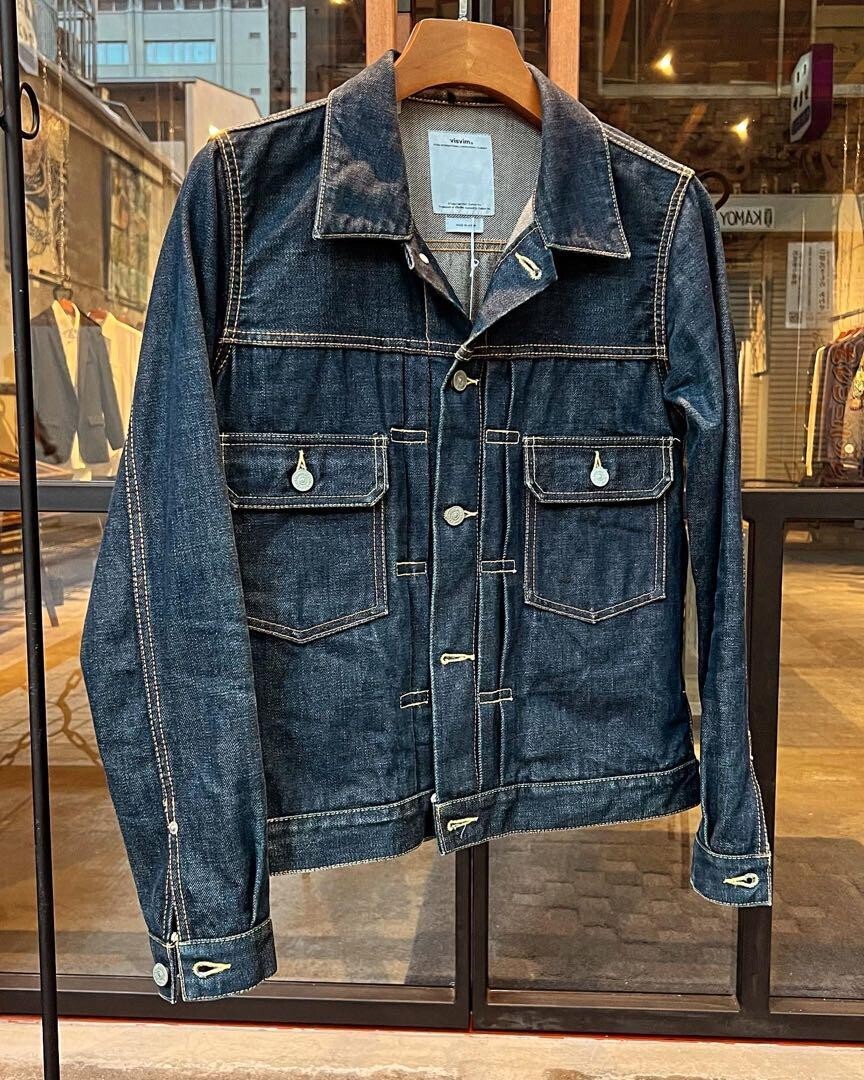 Visvim Denim Jacket Usd 101 Jkt Unwashed Vf size:2 | eBay