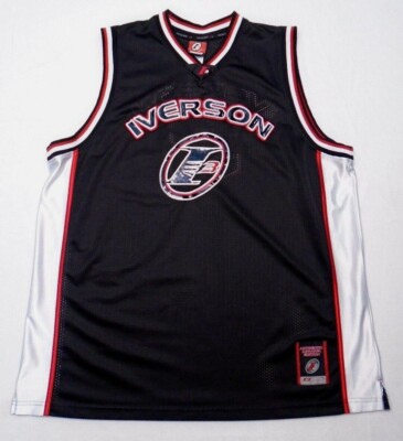 Allen Iverson NBA Black Limited Edition #3 Reebok Jersey Size: XL
