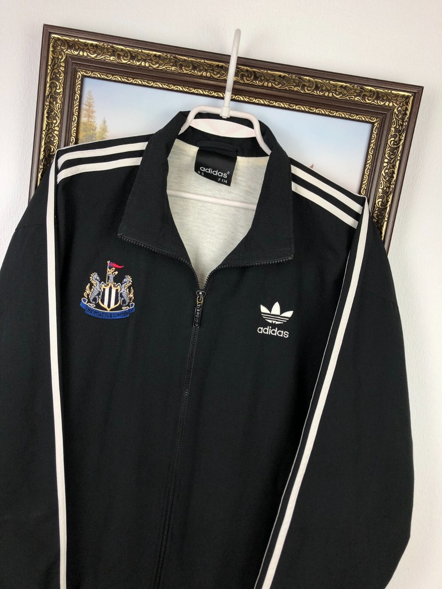 Vintage 90's Adidas Newcastle United Football Track Top Soccer