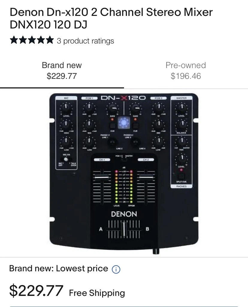 Denon Dn X120 for sale - eBay