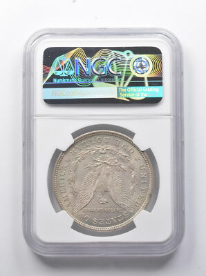 MINT ERROR MS62 1921 Morgan Silver Dollar Planchet Crack @ 8:00