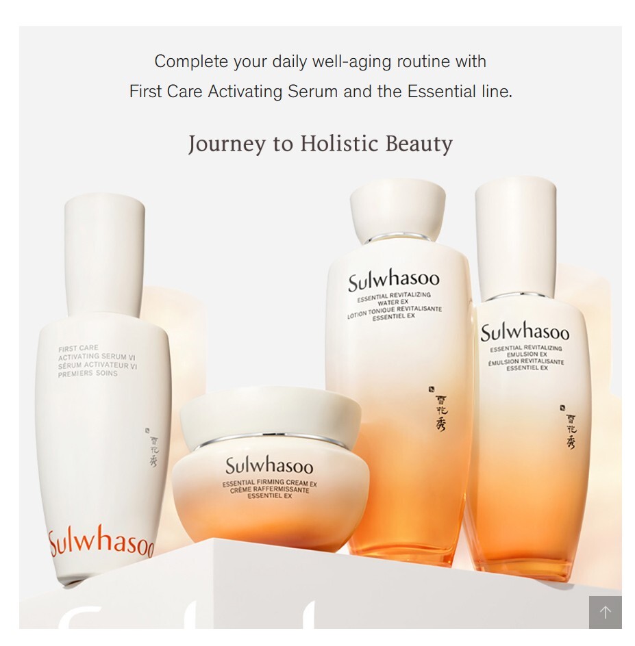 Sulwhasoo Essential Revitalizing Daily Skin care Duo Set K-Beauty