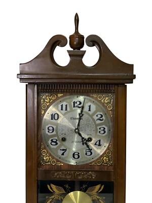 Vintage Champion 31 Day Mantel Wall Clock Hour & Half Hour Chime