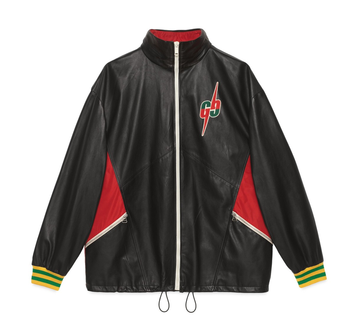 NEW WITH TAGS $8000 GUCCI BLADE GG LAMB LEATHER JACKET G46 OR 56US