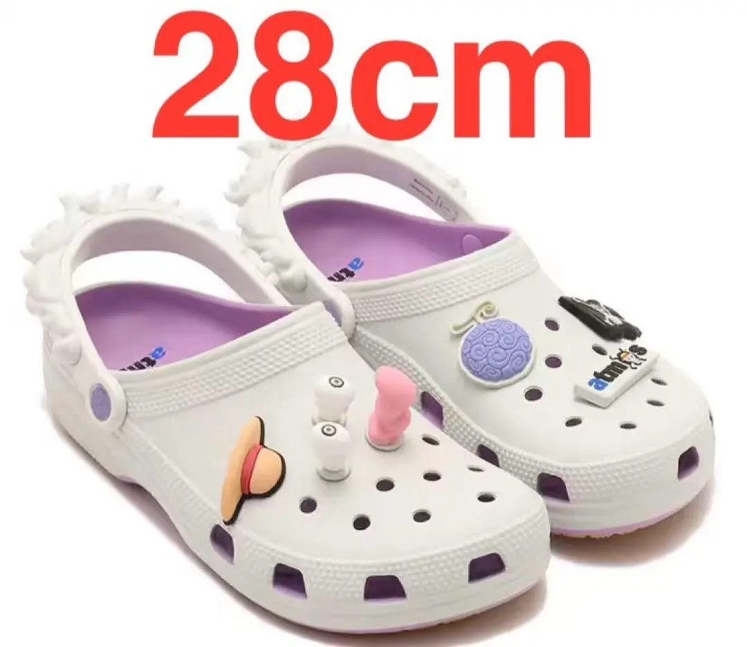 ONE PIECE x atmos x Crocs Gear 5 Luffy Classic RO Clog Orchid 28cm