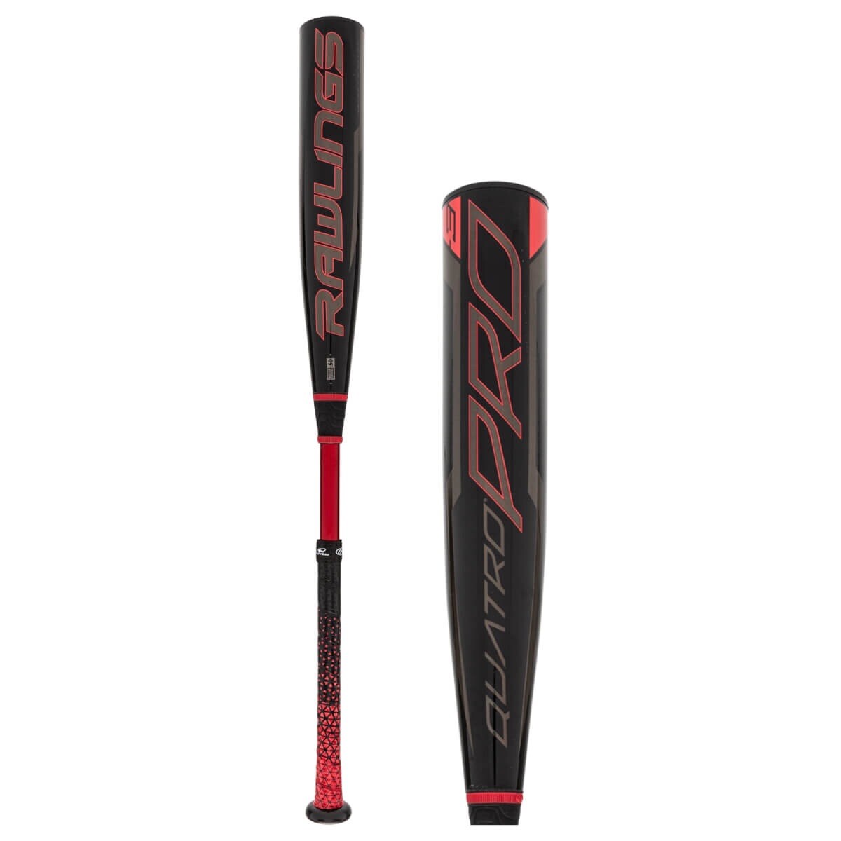 Rawlings Quatro Pro 2021 BBCOR Composite 31 IN 28 0z, Black/Red | eBay
