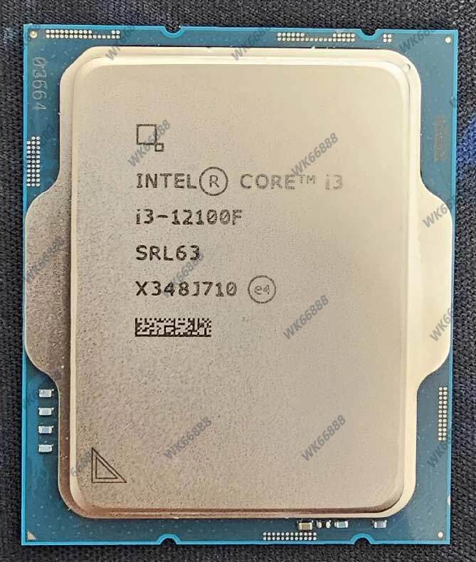 12th generation Intel Core Quad i3-12100F 3.30GHz LGA 1700 CPU