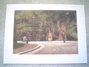 △1d リトグラフ ハロルド・アルトマン Couple 1990 シリアルナンバー