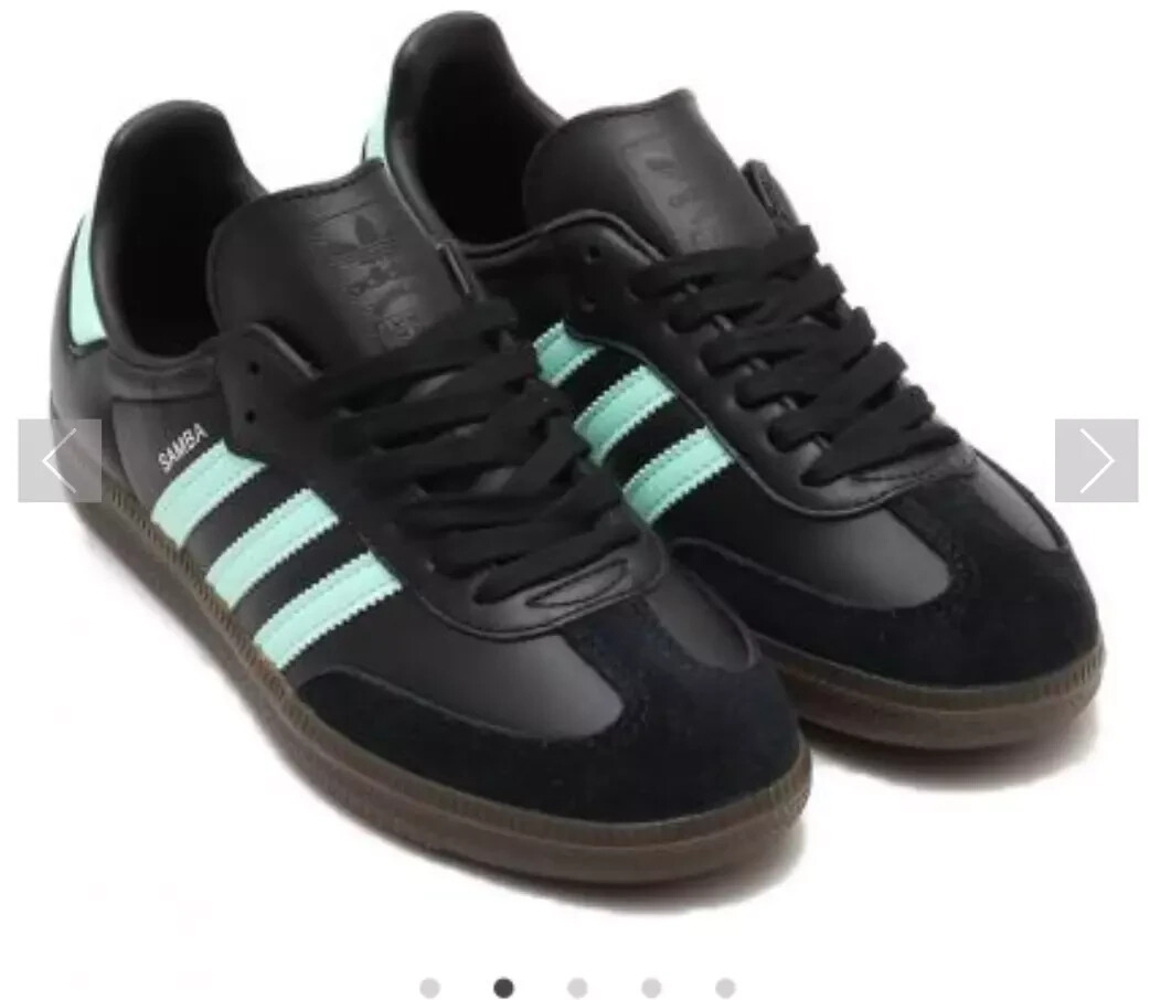ADIDAS ORIGINALS samba OG BLACK/CLEAR MINT 2025 Japan Limited Rare