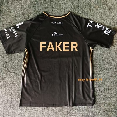 2025 LCK Team T1 Uniform Jersey S15 T-Shirt Faker Five-star Short