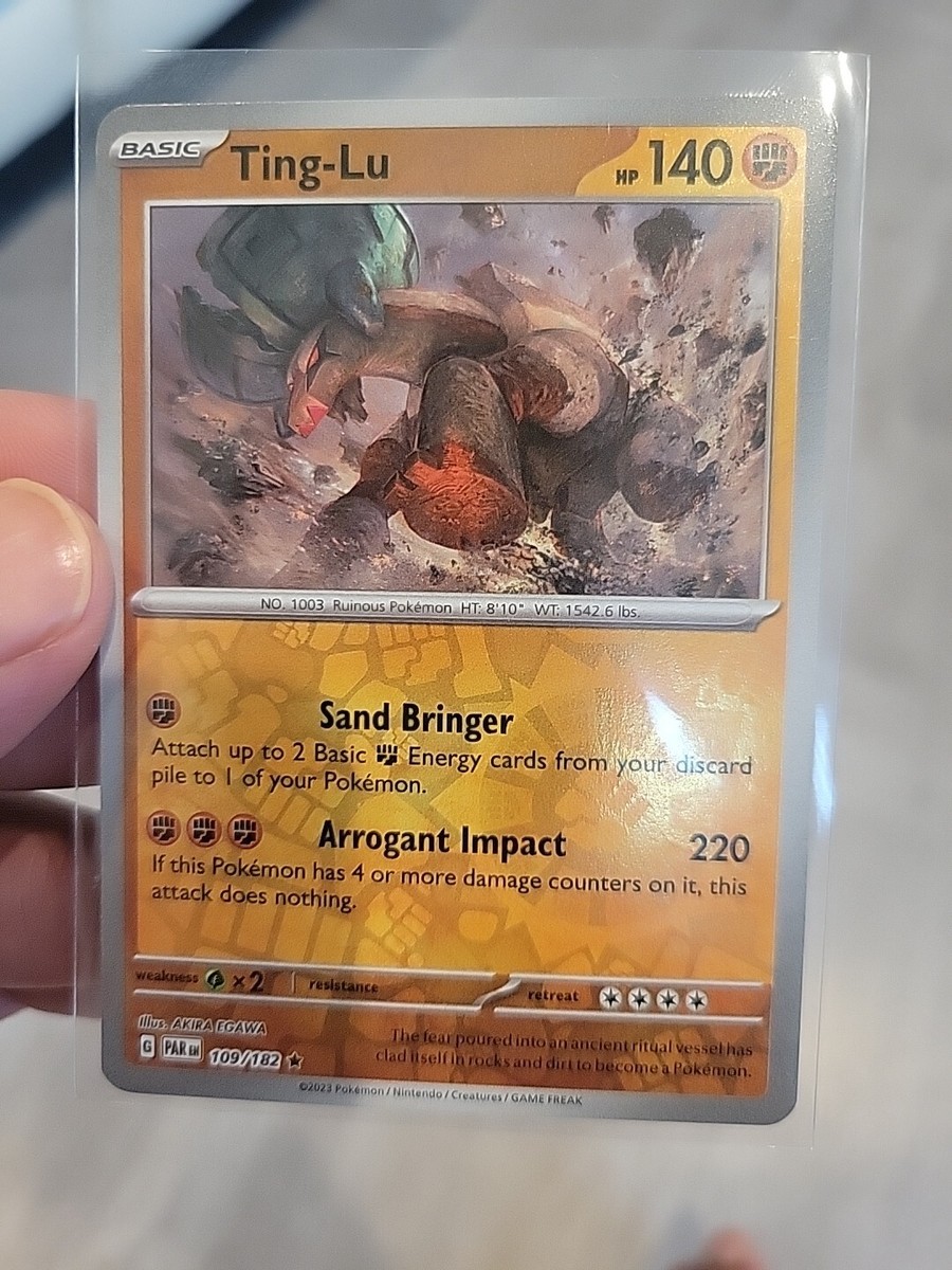 Pokemon Card Scarlet & Violet Paradox Rift Ting-Lu 109/182 Reverse