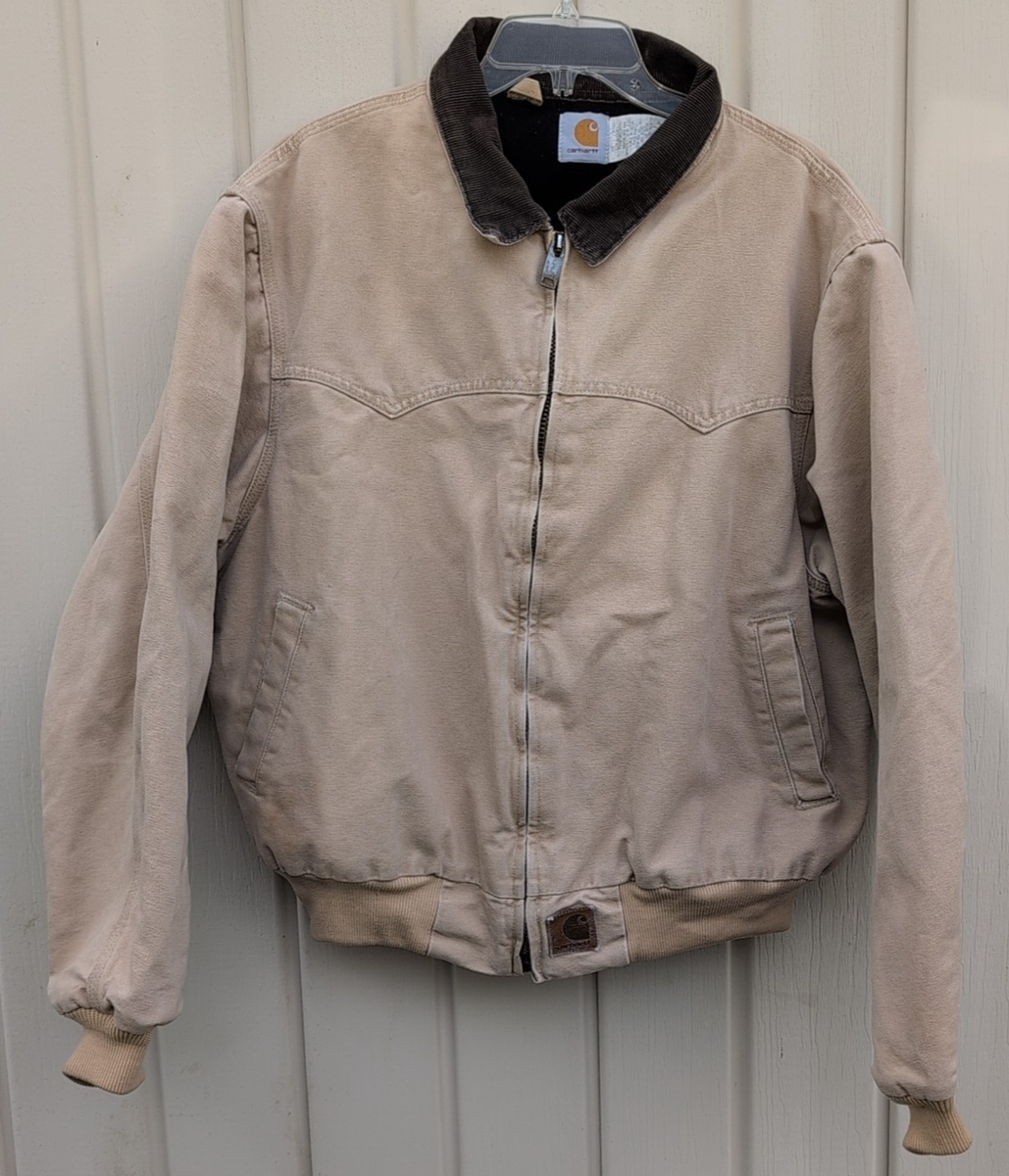 Carhartt Jacket Mens Extra Large J14 WET Santa Fe Quilt Flannel