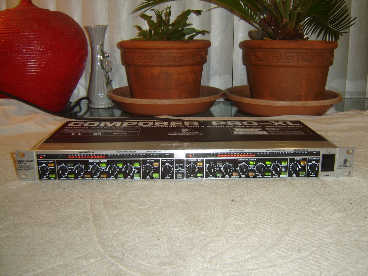 Behringer MDX2600, Composer PRO-XL, 2 Channel Compressor Limiter