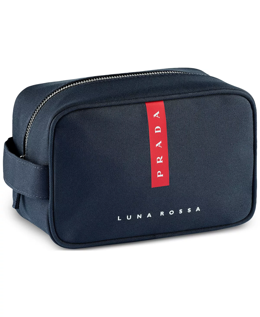 PRADA Luna Rossa Dark Blue Dopp Kit Toiletry Bag With Dust Bag | eBay