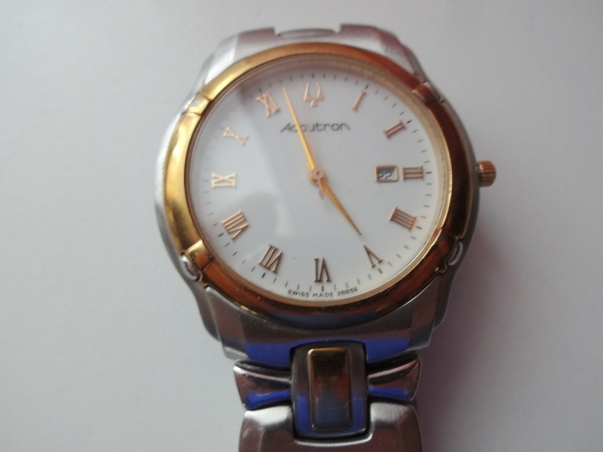 Accutron Bulova Runs New Battery Sapphire Crystal Stainless Steel