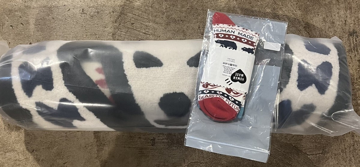 Brand New Sealed AUTHENTIC Human Made Polar Bear Rug W FREE BEAR