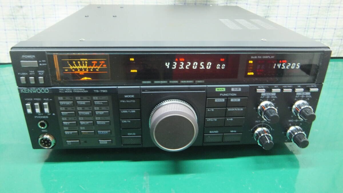 ☆ケンウッド トリプルバンドオールモード機 TS-790+UT-10（現状