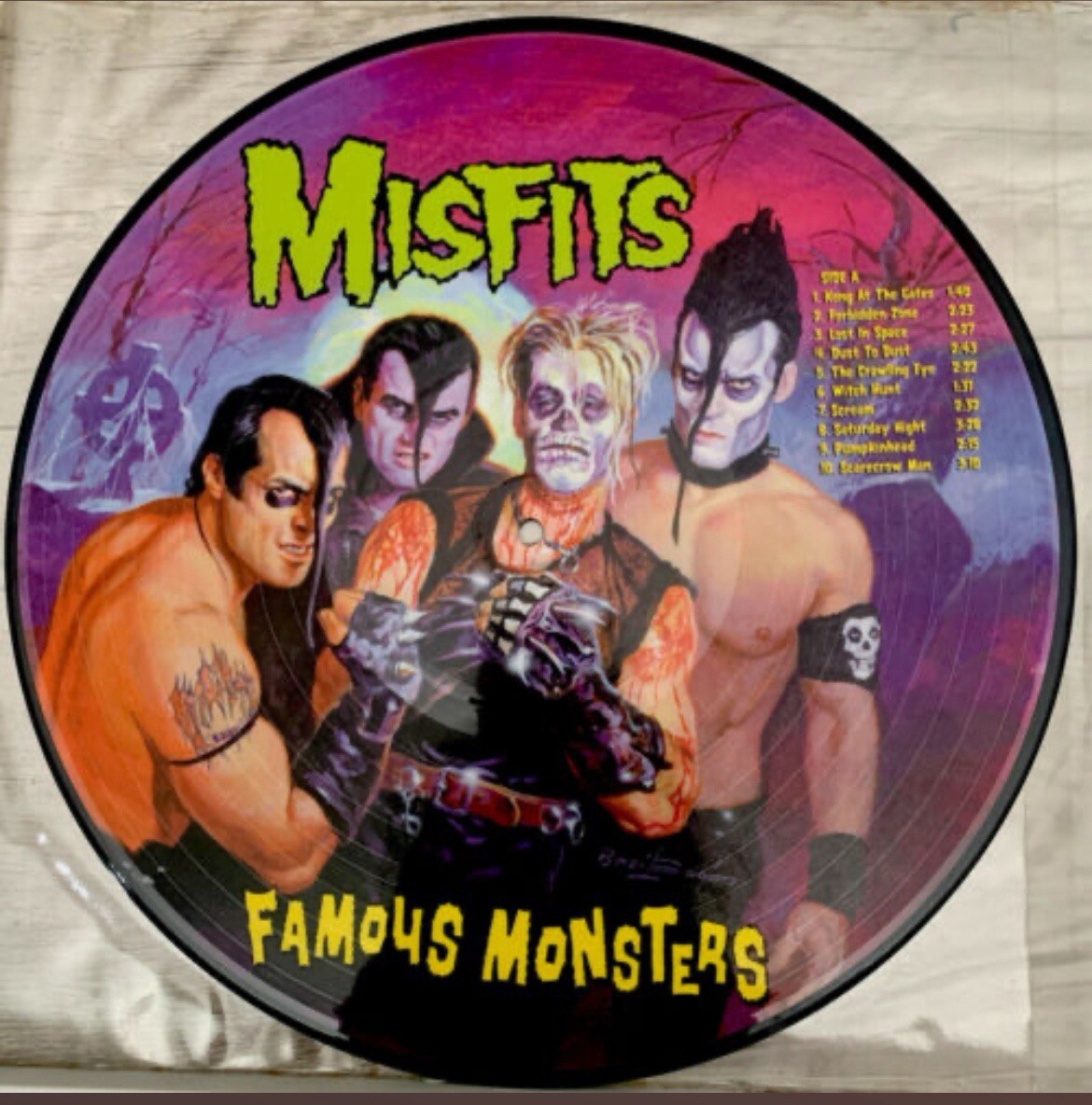 Misfits Famous Monsters LP Vinyl Original 1999 Picture Disc
