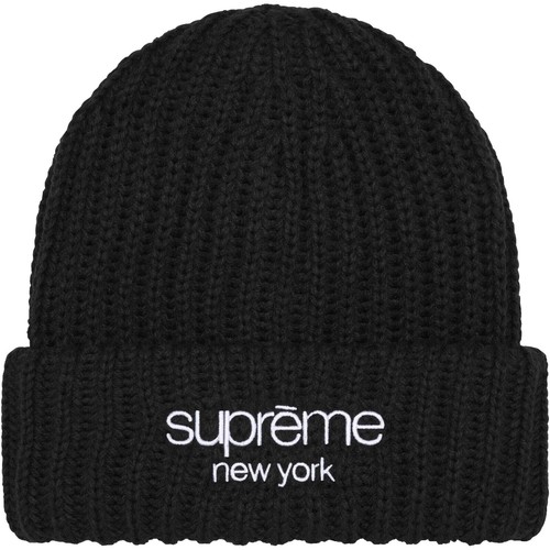 Supreme Block Knit Beanie Black SS25 Brand New | eBay