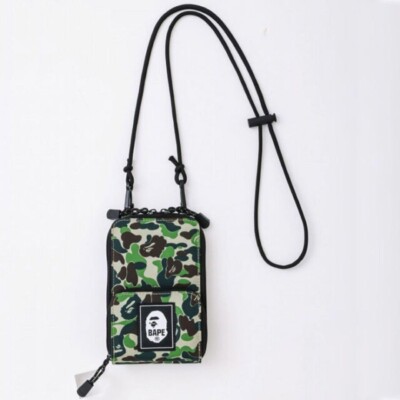 BAPE KIDS A Bathing Ape CAMO Mini Shoulder Bag & MILO Pouch 2023