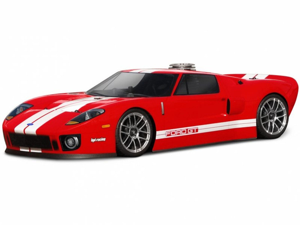 HPI 1/10 RC Car GT40 BODY Shell FORD GT 200mm -CLEAR- #7495 | eBay