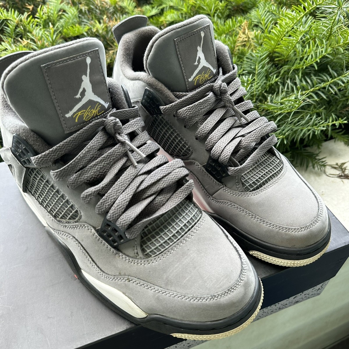 Jordan 4 Retro Cool Grey Chrome Size 10.5 SKU 308497 007 With Box