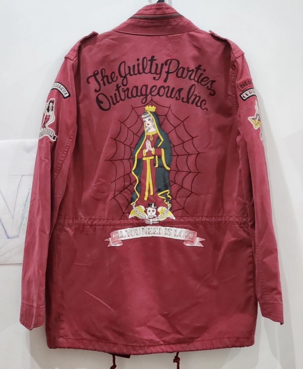 WACKO MARIA UPSETTER OUTRAGEOUS RUDEES PATCH MILITARY BUDDHIST