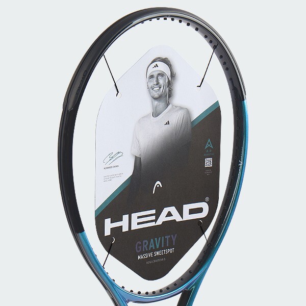 HEAD 2025 Gravity MP 100 Tennis Racket Racquet 100sq 295g 16x20