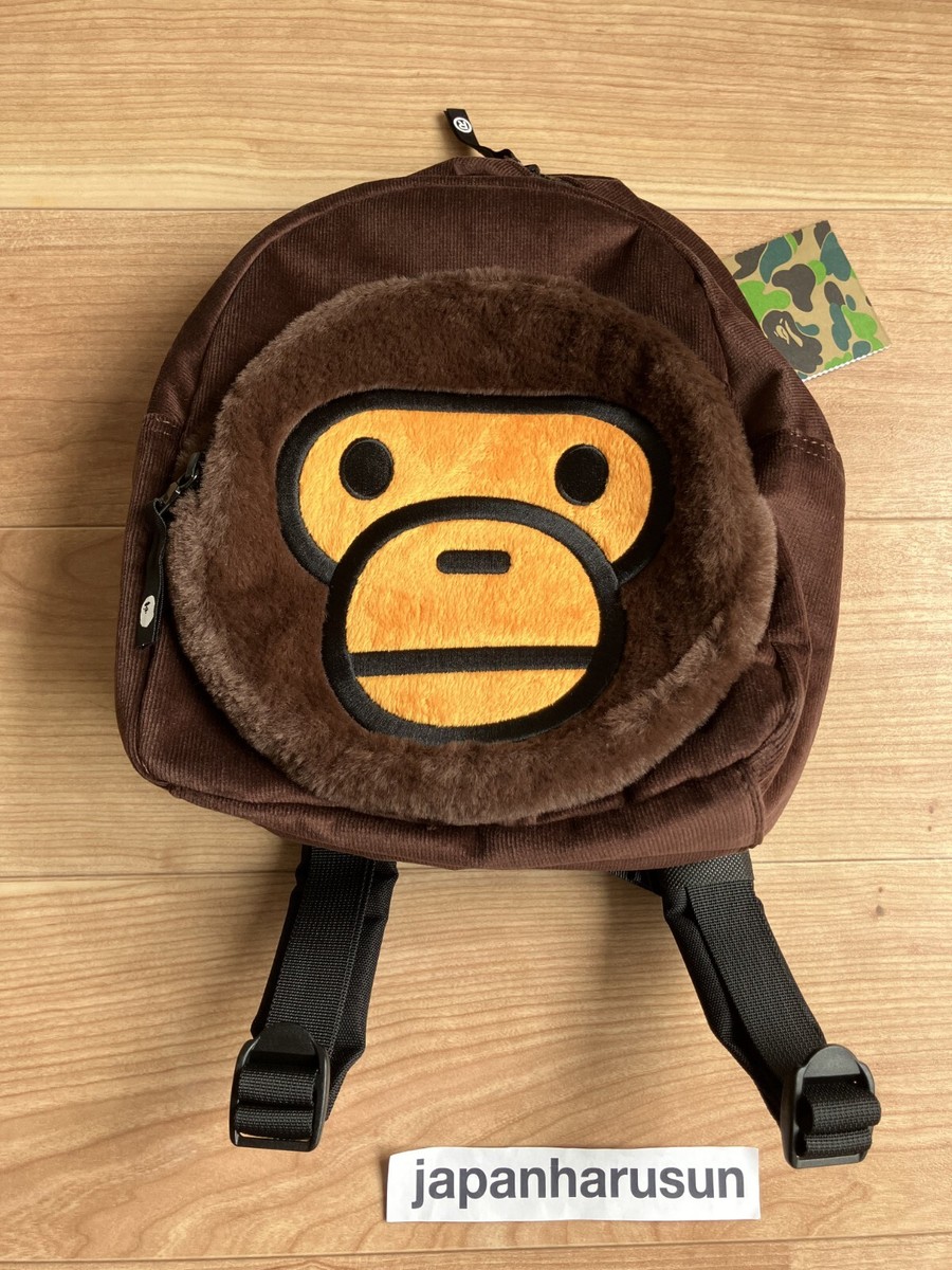 A BATHING APE BAPE BABY MILO BOA DAYPACK H11.6×W8.6×D5.3inch