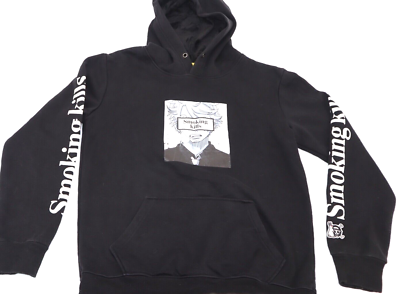 FR2 One Piece Smoker FR2 Smoking Kills Hoodie Black Sanji S Anime