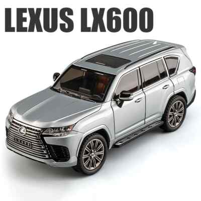 1:24 Lexus LX600 SUV Alloy Model Car Toy Diecast Pull Back