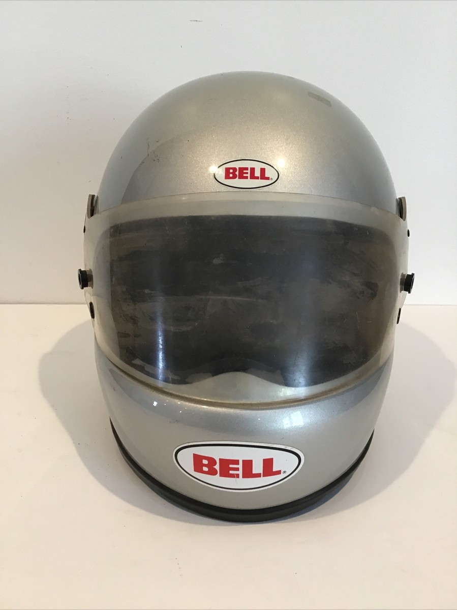 Vintage 1982 Bell Star Motorcycle Helmet Rat Rod Moto Metallic