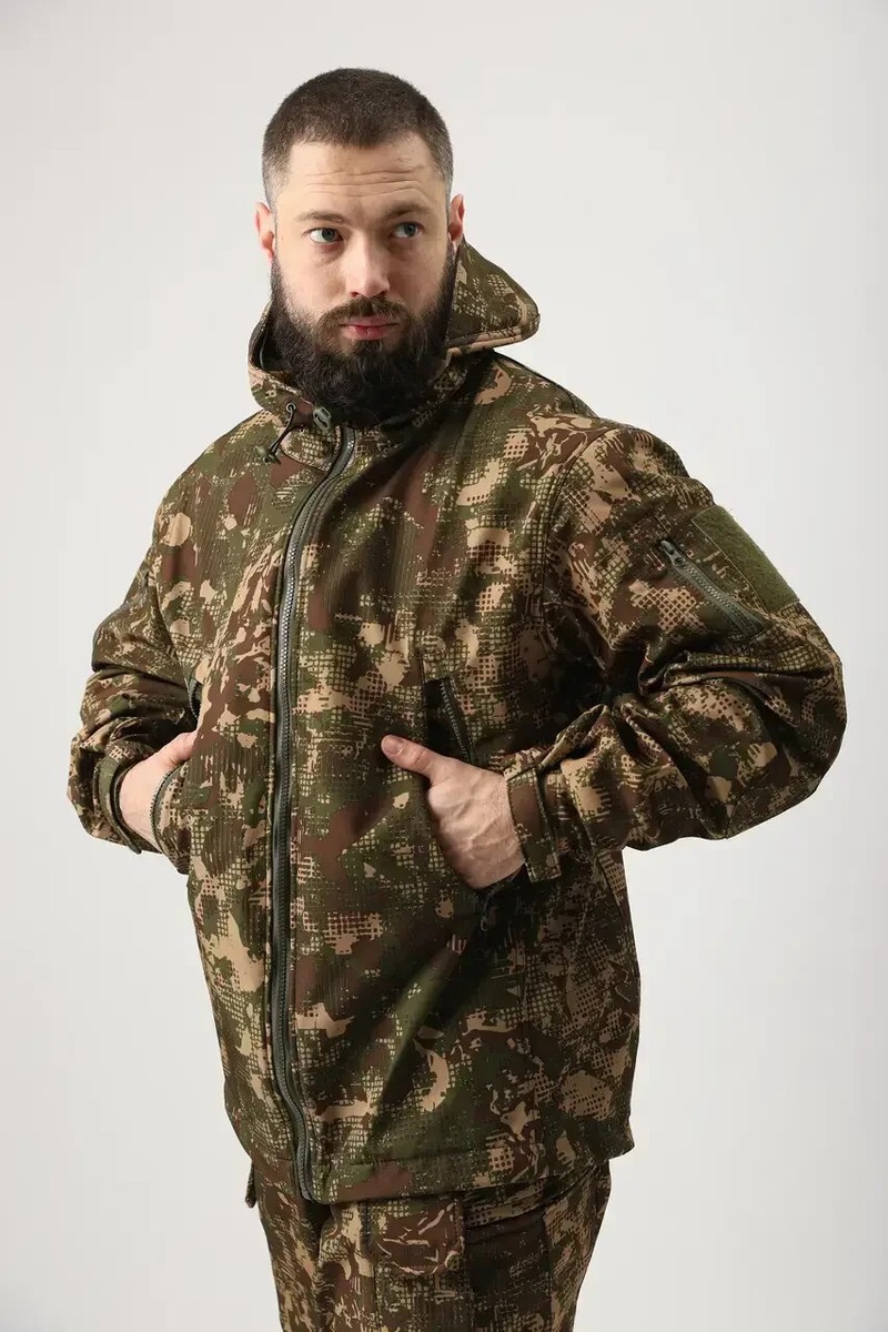 Tactical Soft Shell Jacket “Predator” Camo Ukrainian National
