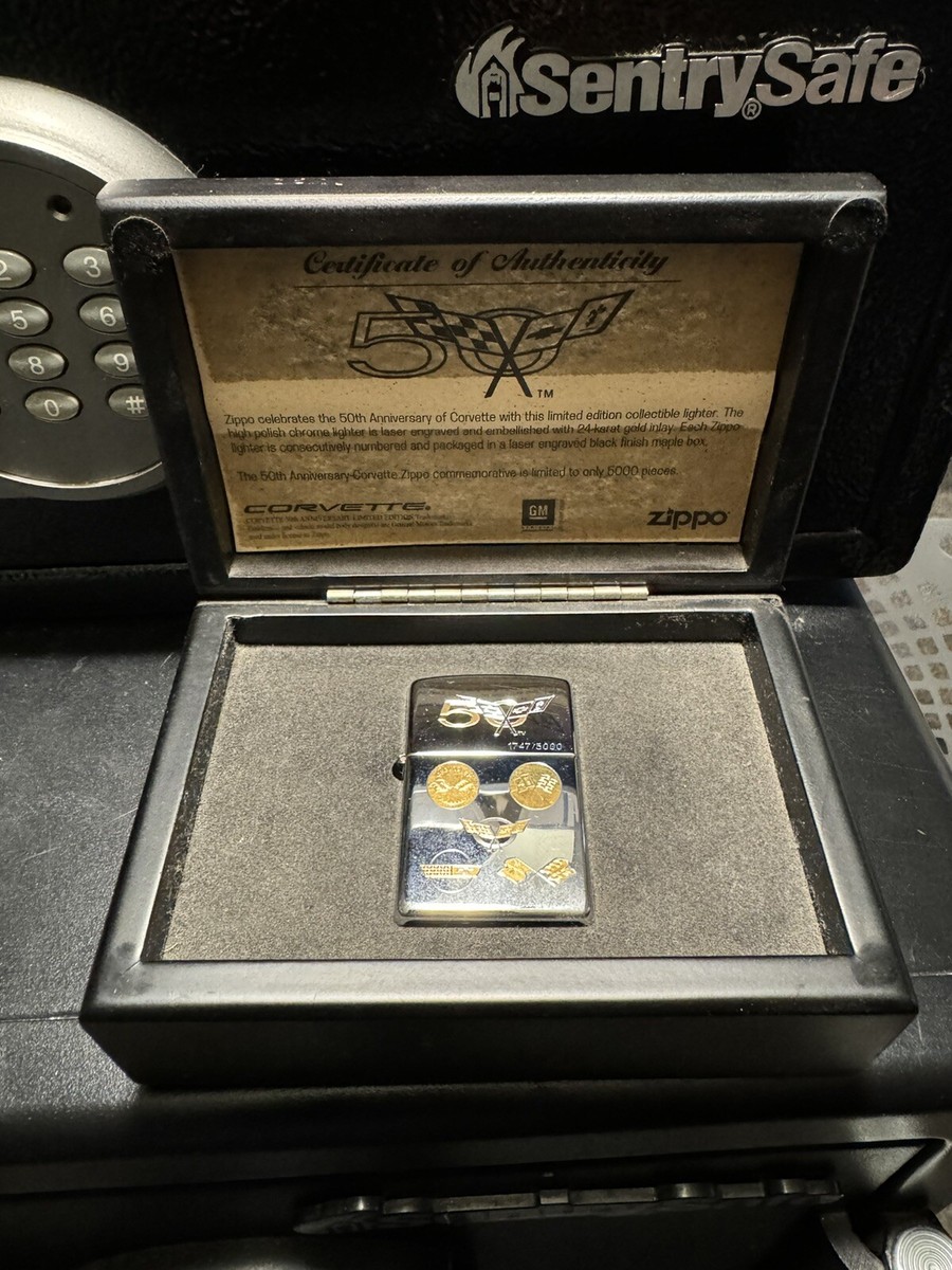 50th Anniversary Corvette Zippo Lighter | eBay