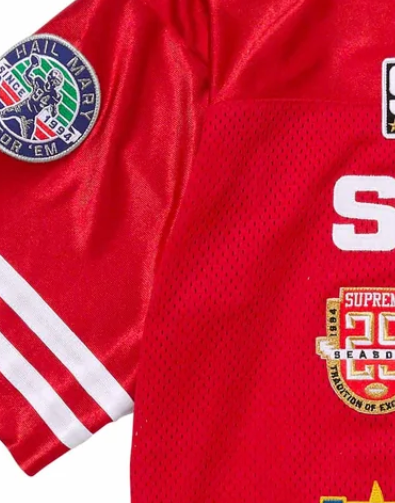 Supreme Championships Football Jersey (FW23) Red Size Large
