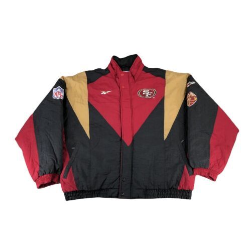 Vintage 90's San Francisco 49ers Reebok NFL Pro Line Jacket Size