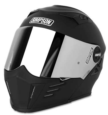 Simpson MOD Bandit Full Face Helmet - Matte Black, All Sizes | eBay