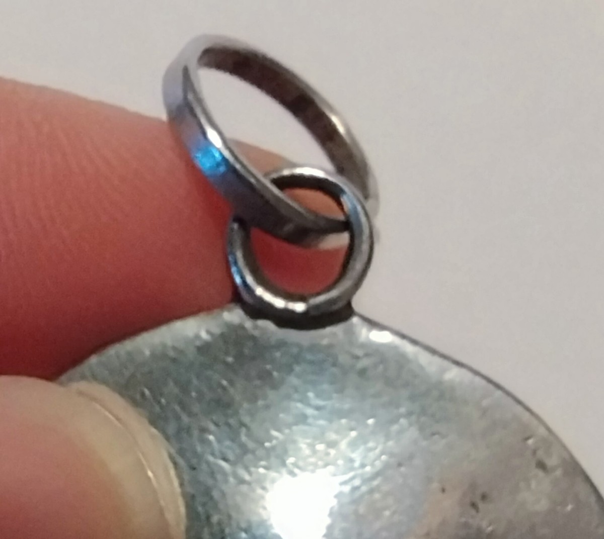 Vtg Gucci ALL SEEING EYE moving ball pendant 925 Sterling