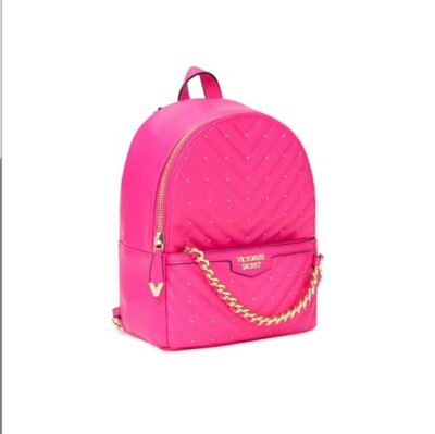 Victoria Secret New Small City Hot Pink Fuschia Backpack | eBay