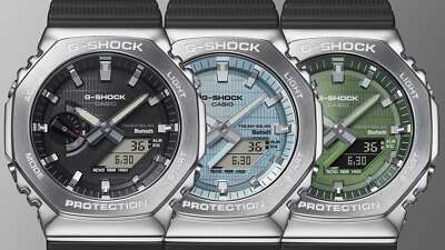 CASIO G-SHOCK GBM-2100A-1A3JF Metal Case Bluetooth Solar Watch