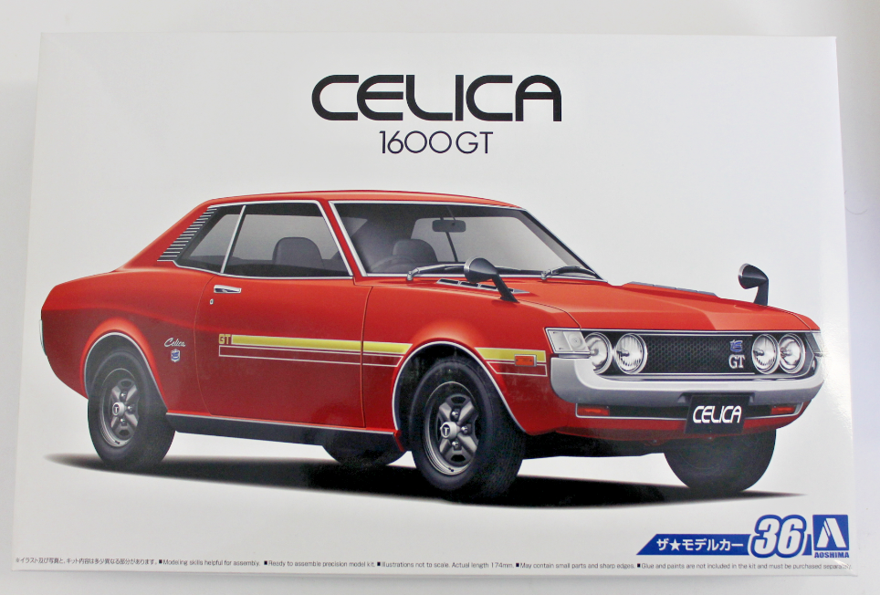 Aoshima 1972 '72 Toyota Celica 1600 GT in 1/24 53188 ST | eBay