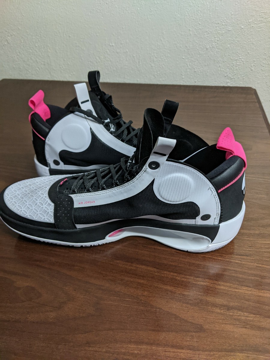 2019 Air Jordan XXXIV Basketball Shoes Promo Tagged White/Black