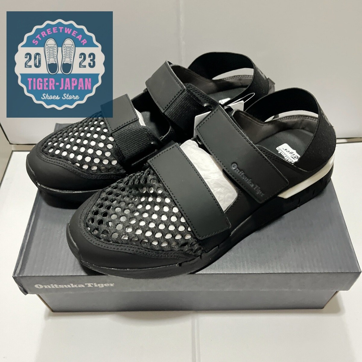 Onitsuka Tiger REBILAC SANDAL 1183A560 001 BLACK/BLACK Unisex