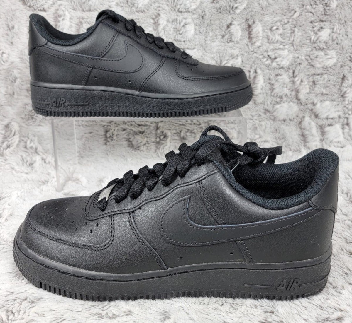 Nike Air Force 1 '07' Triple Black' Men's Shoes Size 6.5 / Women's