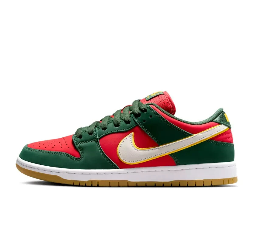 Nike Air Dunk Low Pro SB Premium PRM Seattle SuperSonics Fir Gold