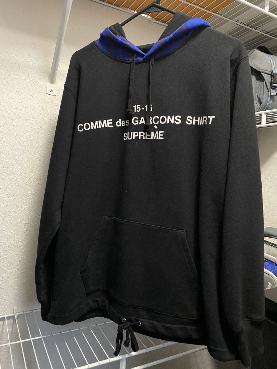 Supreme Comme Des Garçon 15-16 Hoodie | eBay