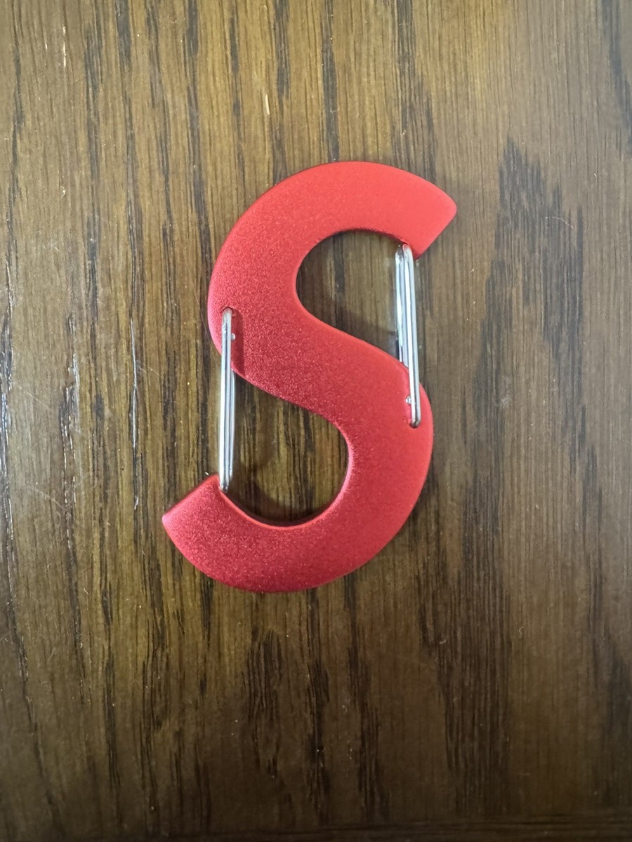 Supreme Nite Ize S Logo Keychain Carabiner Red FW21 (2021) | eBay