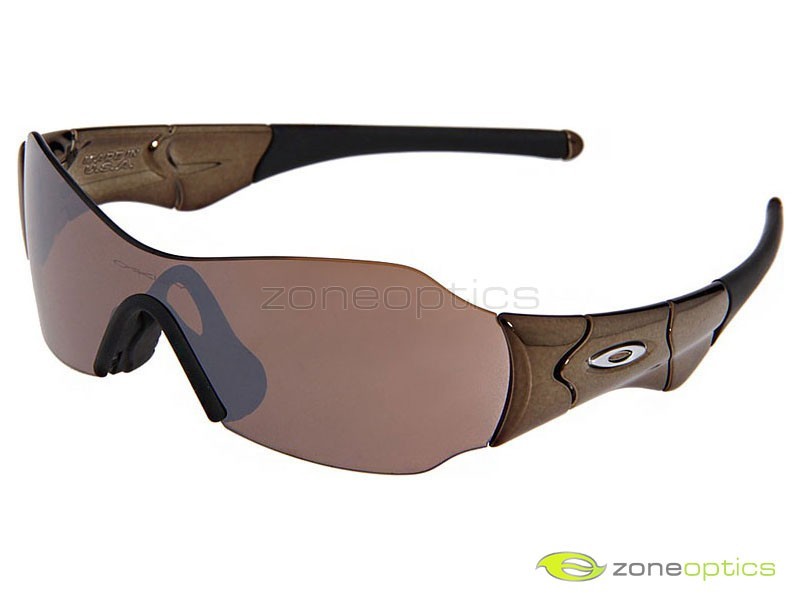 Oakley Zero Sunglasses 05-288J Black Chrome/Titanium Iridium Asian