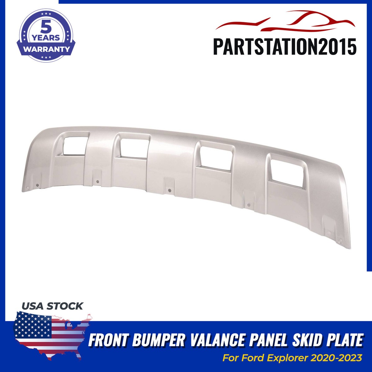 For Ford Explorer 2020-2023 Front Bumper Valance Panel Skid Plate
